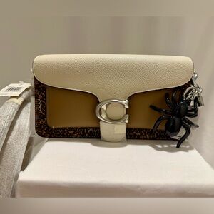 NWT Coach Tabby Shoulder Bag 26 With Colorblock Snakeskin Detail Style No. 89972